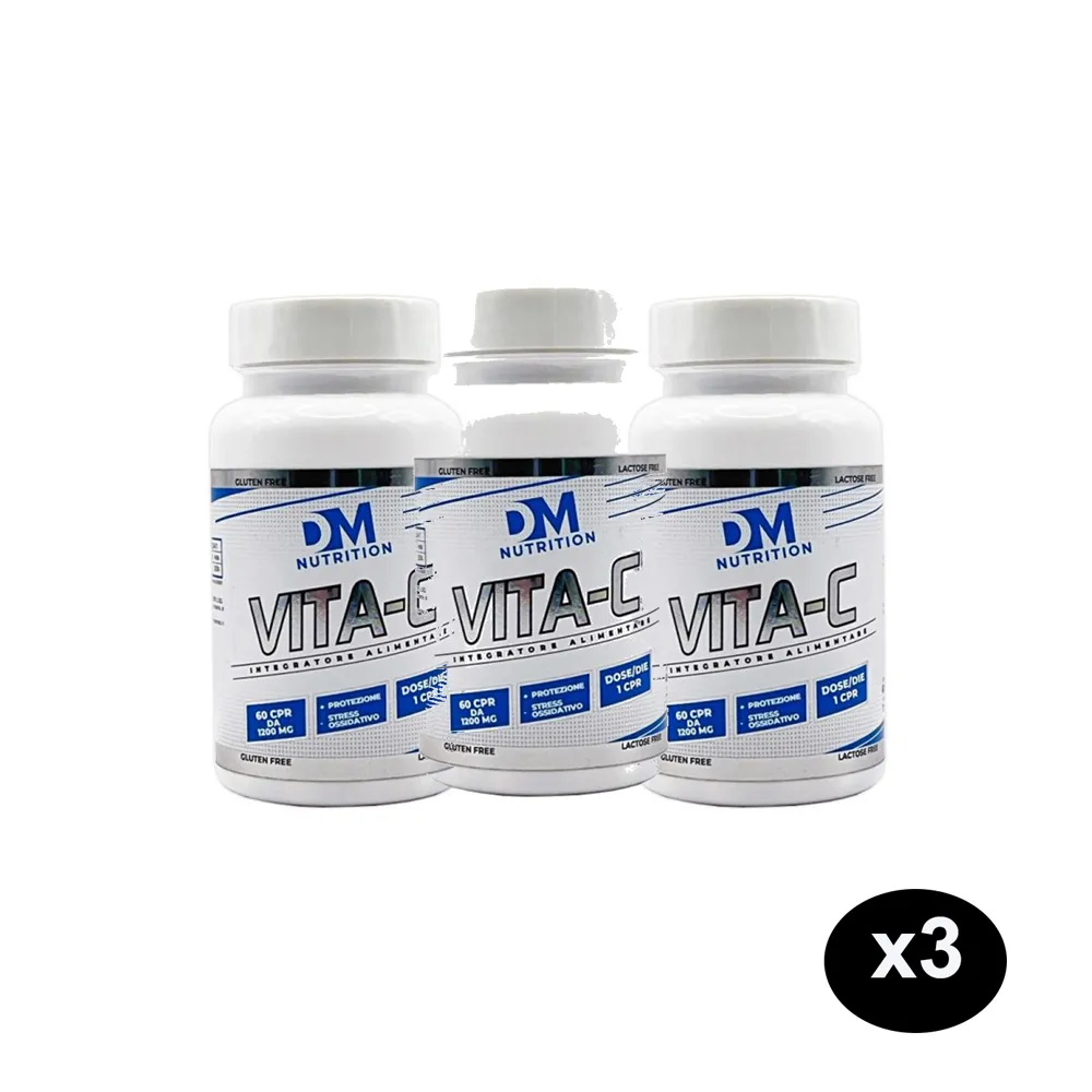 Tripack di vitamina c per sistema immunitario in compresse DM