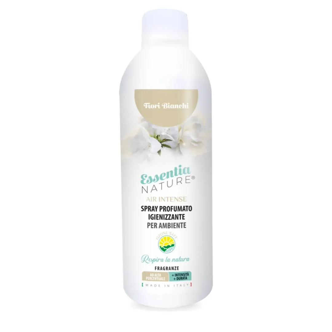 Air Intense Spray Profumato Igienizzante per Ambiente Fiori Bianchi – Essentia Nature