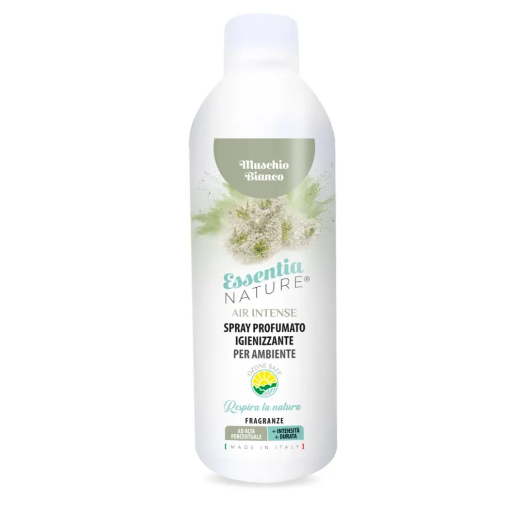 Air Intense Spray Profumato Igienizzante per Ambiente Muschio Bianco – Essentia Nature