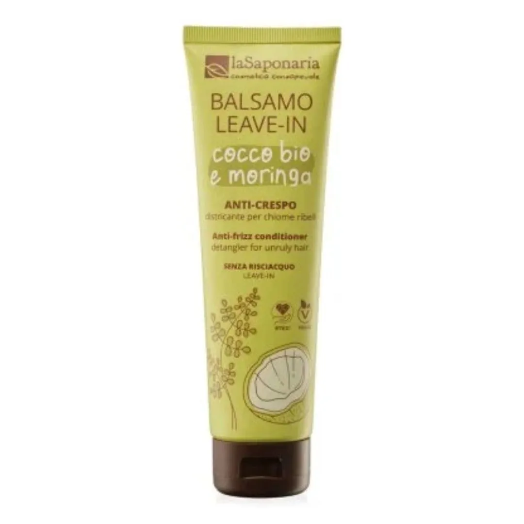 Balsamo Leave-in Cocco Bio e Moringa – La Saponaria