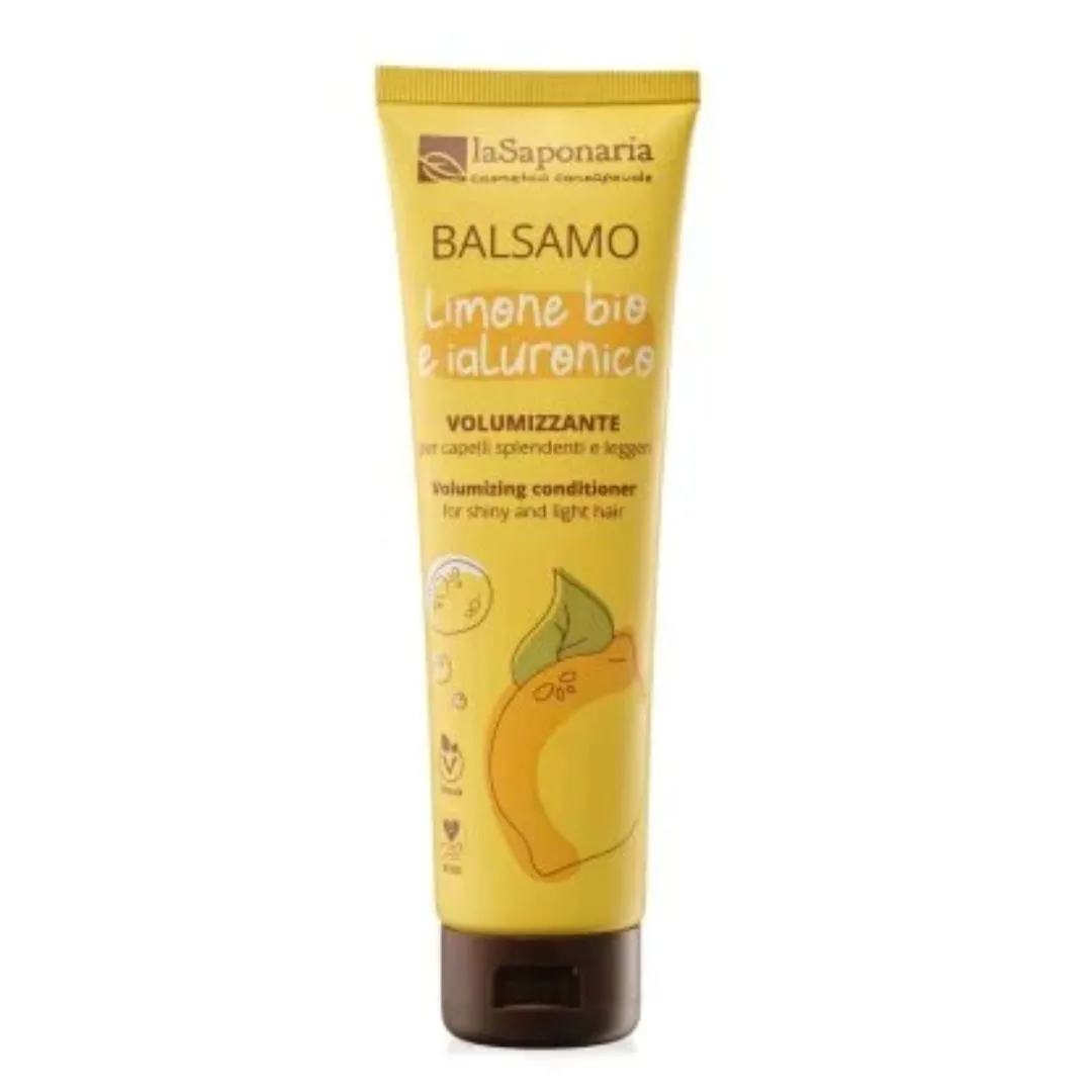 Balsamo Volumizzante Limone Bio e Ialuronico – La Saponaria