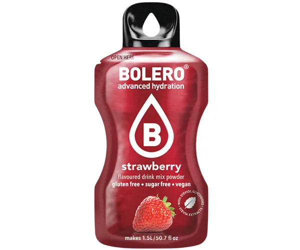 Bolero monodosi per l’acqua solubili al gusto fragola