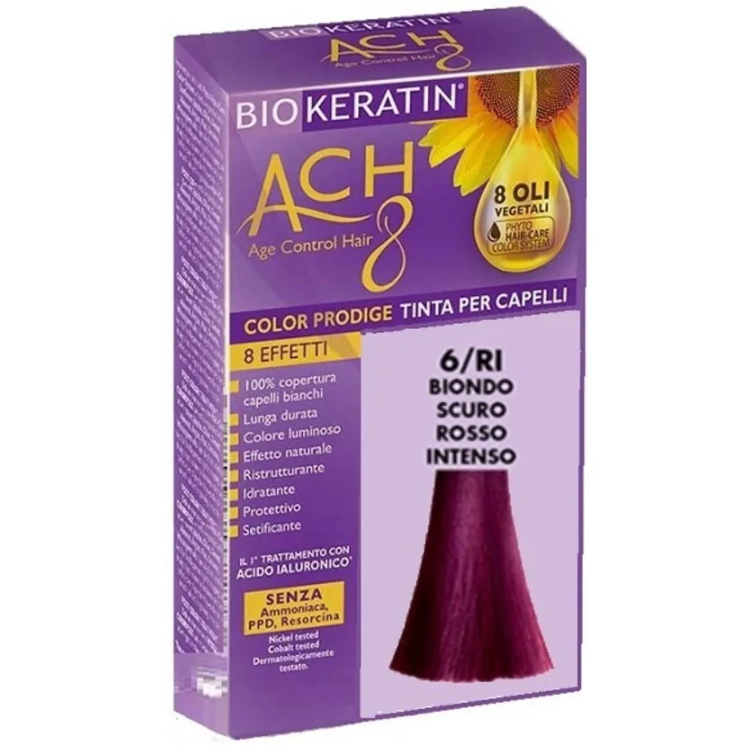 Color Prodige Tinta per Capelli 6/RI Biondo Scuro Rosso Intenso – Biokeratin