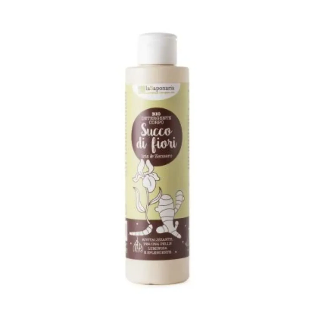 Detergente corpo Iris e Zenzero Succo di fiori – La Saponaria