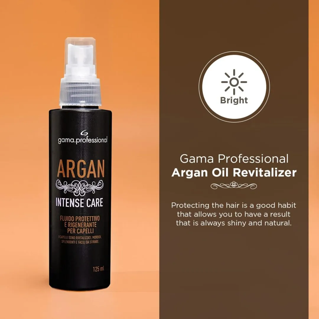 FLUIDO PROTETTIVO E RIGENERANTE PER CAPELLI ARGAN INTENSE CARE 125ML GAMA - immagine 3