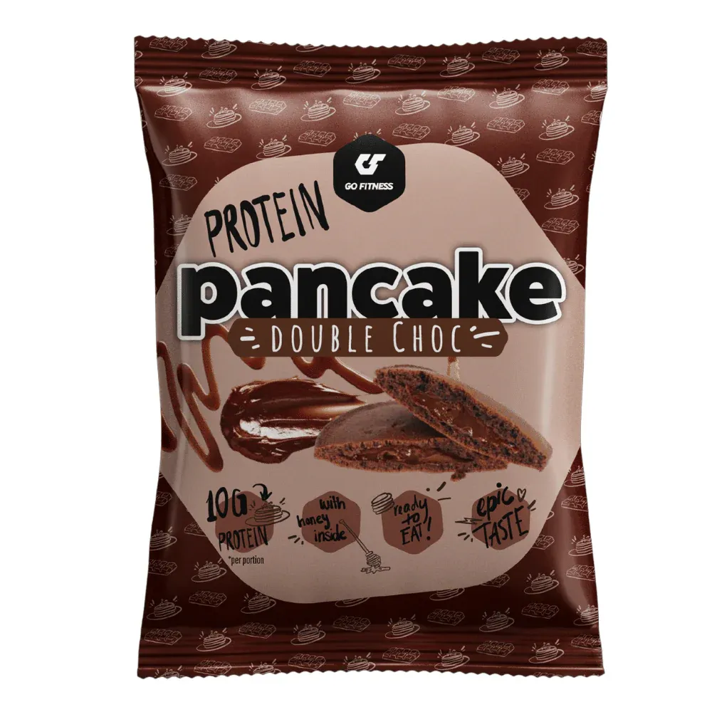 Go Fitness 12 Pancakes proteici ripieni al doppio cioccolato - immagine 2