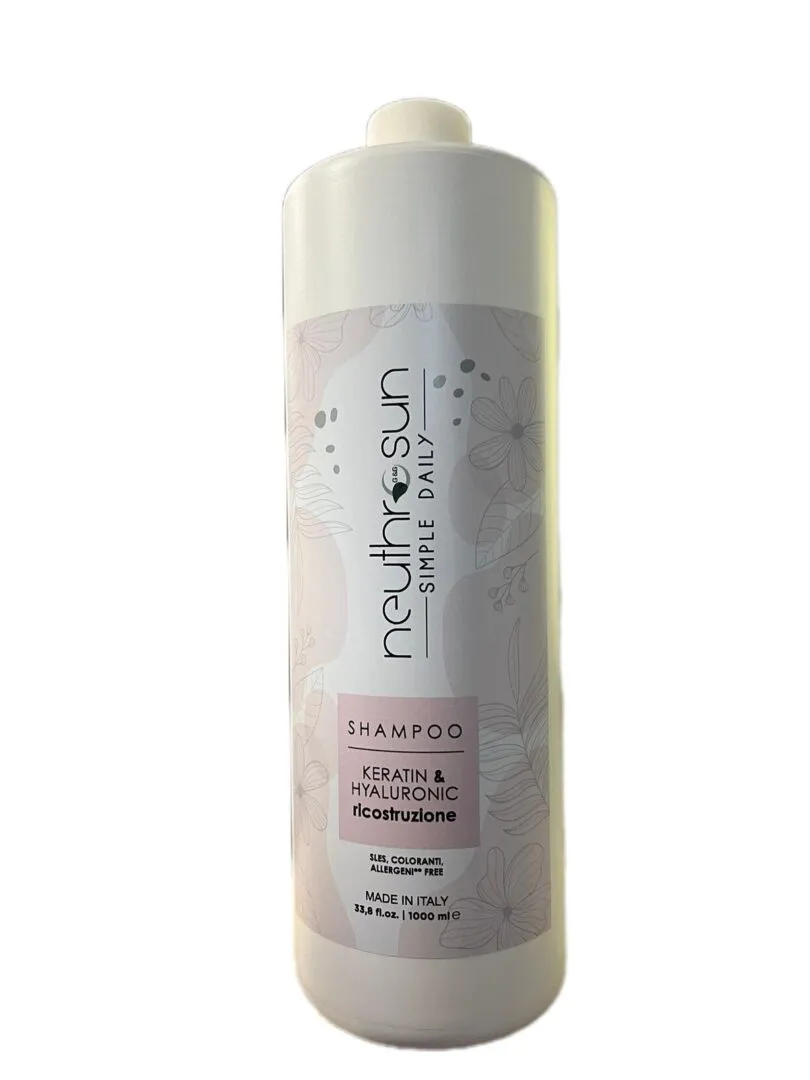 SHAMPOO RICOSTITUENTE KERATIN & HYALURONIC 1000ML NEUTHROSUN