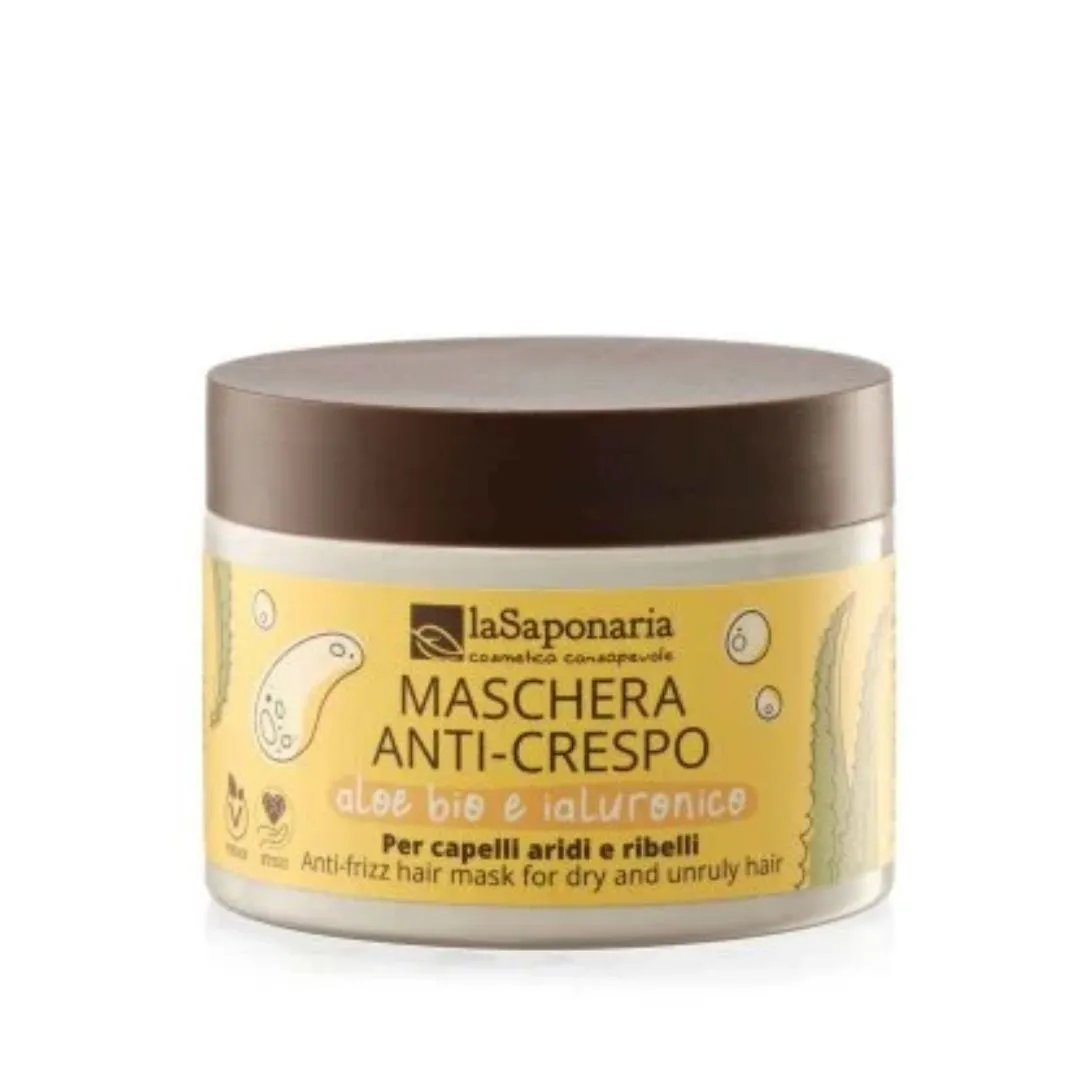 Maschera anti-crespo Aloe Bio e Ialuronico – La Saponaria