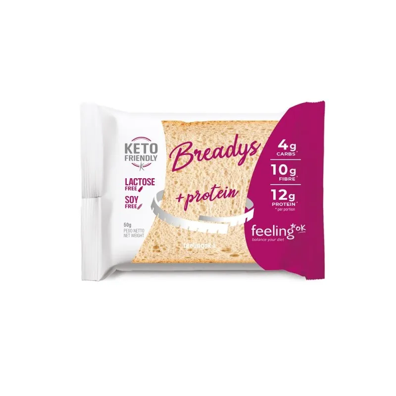 Set di 3 pani proteici a fette per dieta cheto Feeling - immagine 2