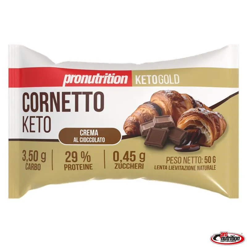 Cornetto keto ripieno al cioccolato Pro Nutrition