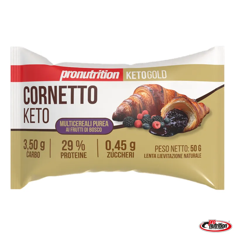 Cornetto multicereali ripieno marmellata ai frutti di bosco