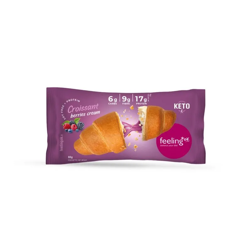 Box 5 cornetti low carb ripieni ai frutti di bosco - immagine 2