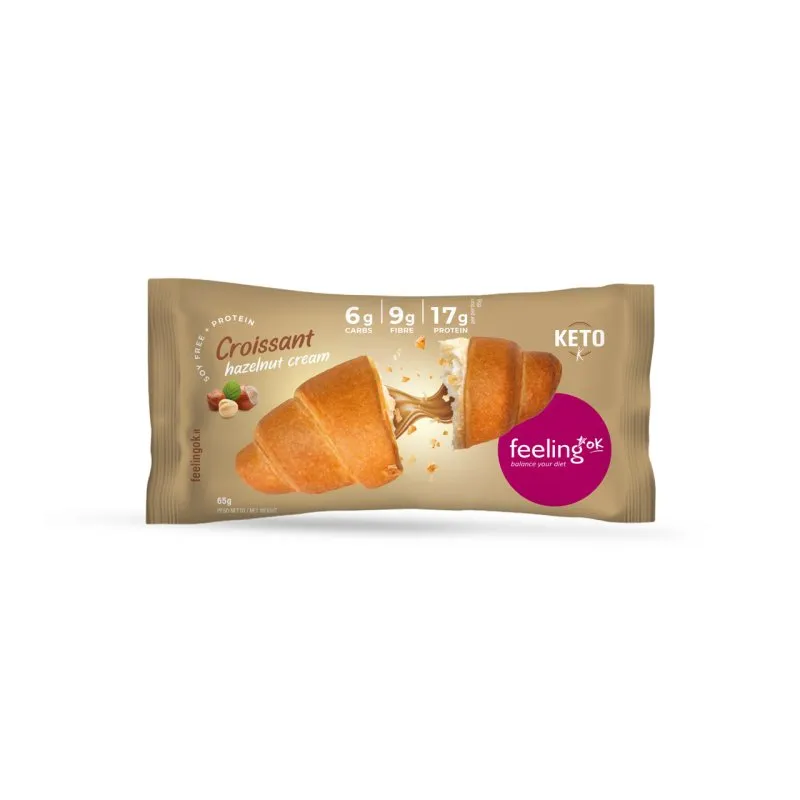 10 Cornetti Cheto alla Nocciola in Offerta Gusto Irresistibile e Low-Carb - immagine 2