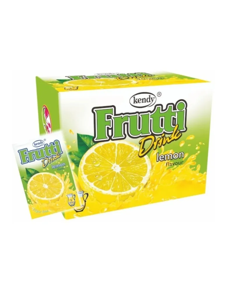 Bustine solubili per l’acqua al gusto fresco di limone