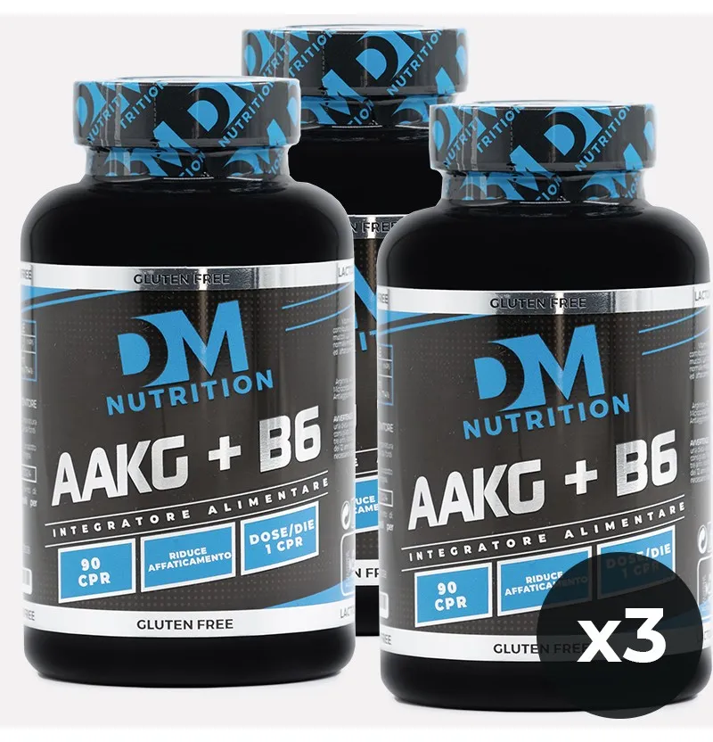 Set 3 Arginina e Vitamina B6 in compresse DM Nutrition