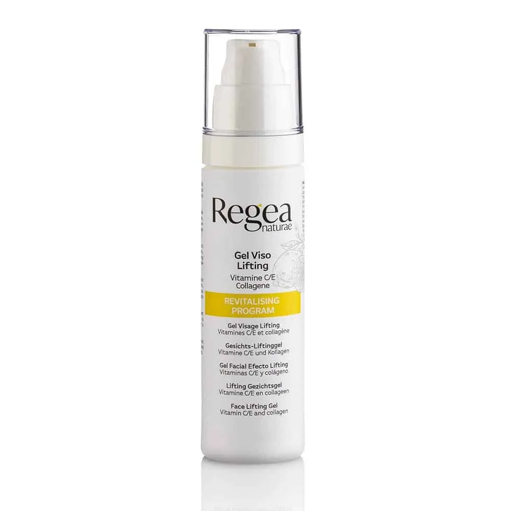 Gel viso lifting antirughe con vitamina C collagene contorno occhi 50ml REGEA