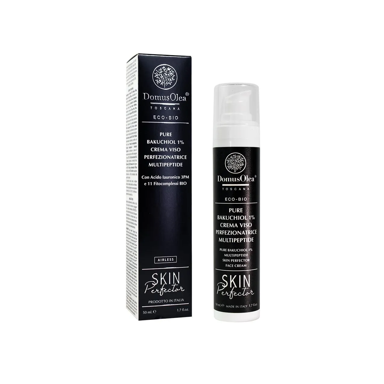 Skin Perfector Pure Bakuchiol 1% Crema Viso Perfezionatrice Multipeptide – Domus Olea Toscana