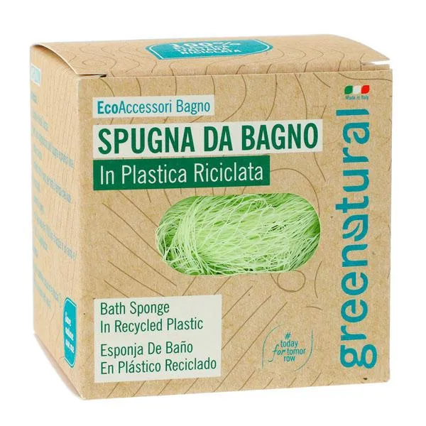 Spugna da Bagno in Plastica Riciclata – Greenatural