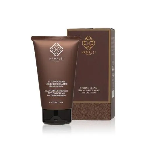 Styling Cream Liscio Impeccabile Aloe, Lino e Malva – Namalei.