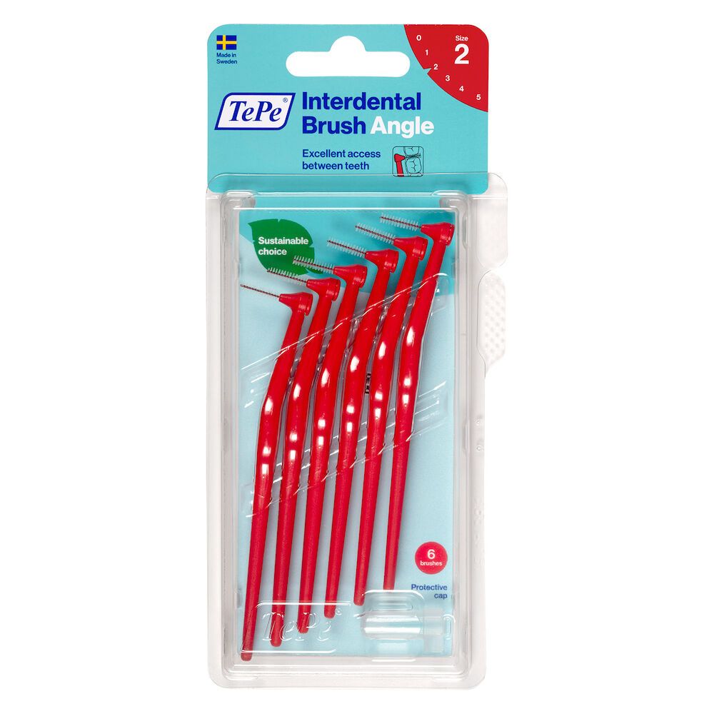 TePe Interdental Brush Angle Rosso 2 – 6 pezzi