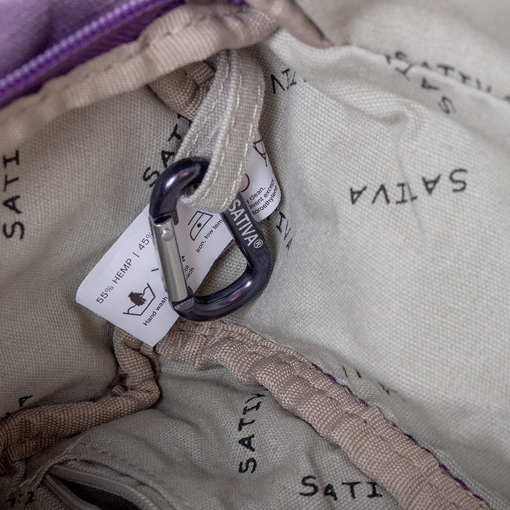 THE MINI BARREL BAG (SMALL – PLUM) – Sativa Hemp Bags - immagine 7