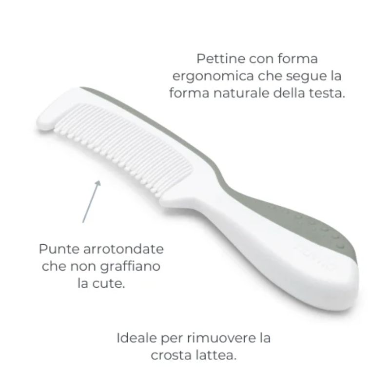 Nuvita Beauty Set Neonato Per La Cura Dei Capelli Sage Green - immagine 2